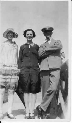 Sidney Curtis Brown with Rose and Lily