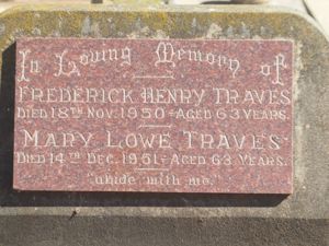 Frederick Henry & Mary Lowe Traves