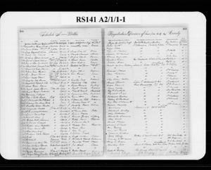 Birth Certificate for Elizabeth V. Long