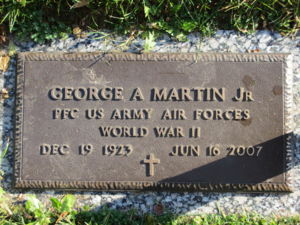 George Martin military tombstone