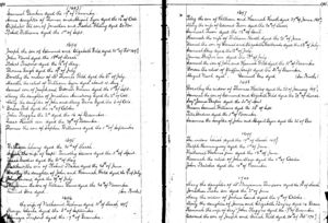 Roxbury, Massachusetts Vital Records 1693-1700