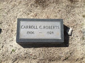 Carroll Roberts Marker