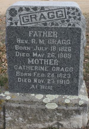 Rev Robert Malcom Gragg Tombstone