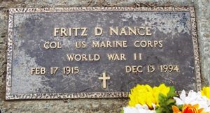 Fritz Nance grave