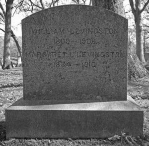 Grave Marker - William (Rockefeller) Levingston