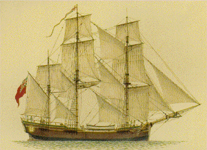 The Scarborough Convict Ship the 1st Fleet