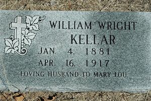 William Wright Keller headstone