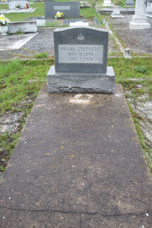 Henry Stephens tombstone