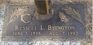 Russell Lee Byington Headstone