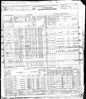Image of Mag District 4 Section # 25-7 of the 1950 Census of  of Clark County, Kentucky Page 4 Sheet 3