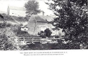 First home in Clintonville town, until 1852