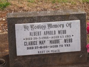 Albert & Clarice Webb