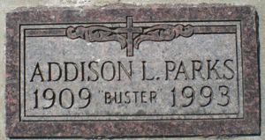 Addison Parks Grave