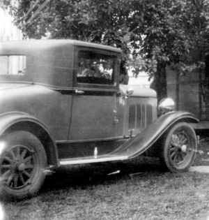 Dorothy's Chevrolet coupe