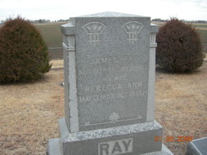 James and Rebecca Ray's Stone