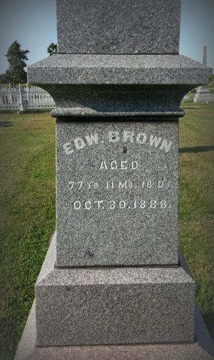 Monument for Edward Brown