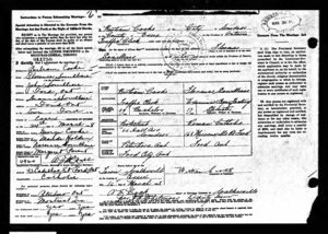 Bertram / Marie Cooke - Marriage Certificate