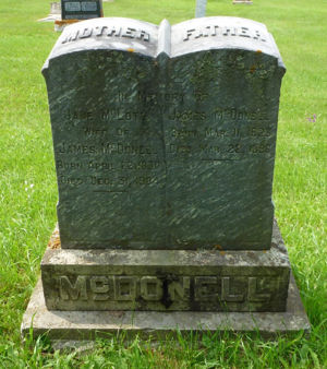 Grave of James and Jane McDonell