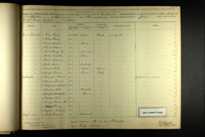 Civil War Draft List, Frederick, and Jonathan Corle