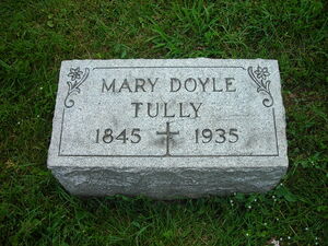 Tully  Mary Doyle headstone