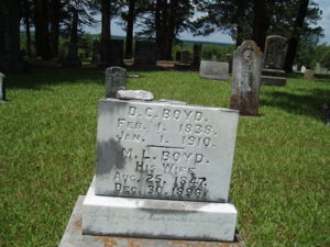 David and Martha Boyd's Stone