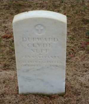 Durward Clyde Nupp Headstone