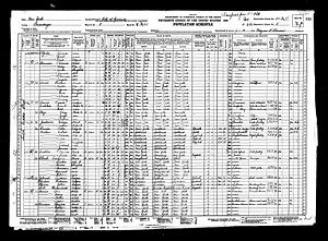 1930 Census - Robert Evans Walker and Marion Robeson