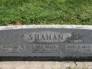 Charles and Ara Belle Buchel Shahan and daughter Mary