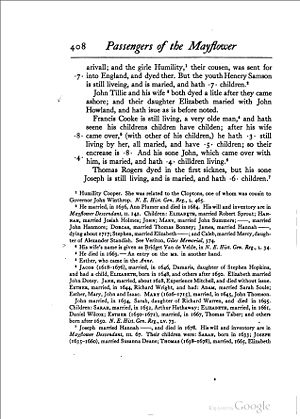 History of Plymouth plantation vol 2 pg 408
