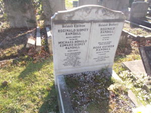 Reginald Randall Grave Stone