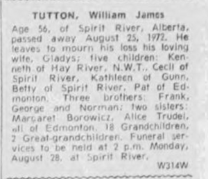 Obituary. William James Tutton.