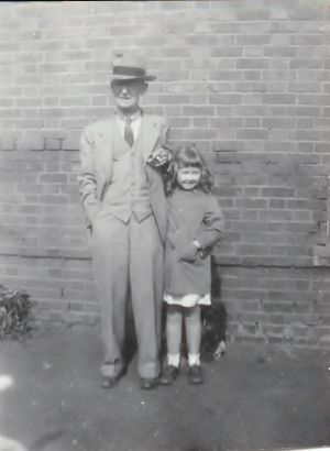 Henry Mueller and granddaughter Reita Lee Campion