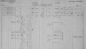 Garret Murphy and family in 1881 Census