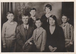 Clarence and Irene Patterson and children.