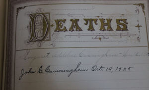 Cunningham family Bible Image 5