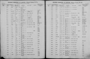 Littleberry Adkins Death Register Record