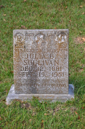 Julia Sullivan - Headstone
