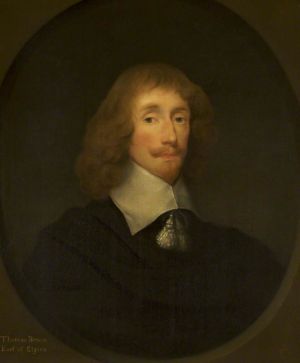 Thomas Bruce, 1st Earl of Elgin by Cornelis Janssens van Ceulen held at Dunham Massey Hall