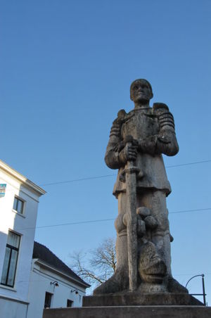 Statue Karel van Gelre at Arnhem