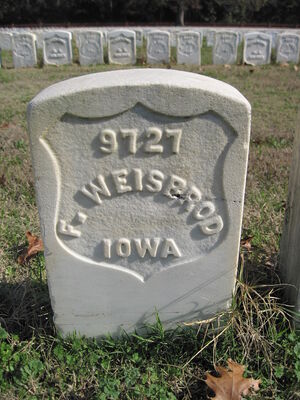 Tombstone of F. Weisbrod