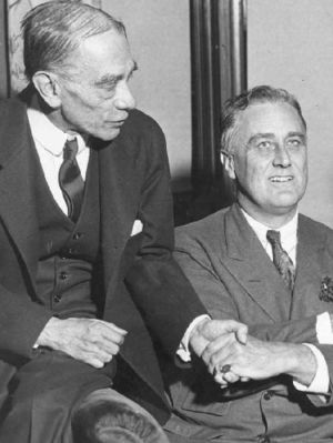 Louis McHenry Howe with FDR