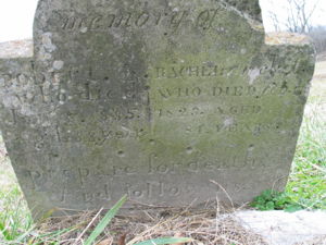 Tombstone of him and his wife