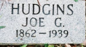 Joseph Grayson Hudgins tombstone