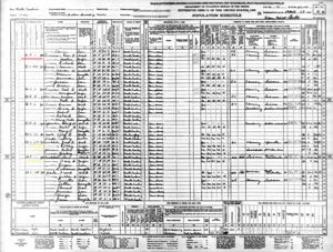 Hattie & Roe Emerson 1940 Census