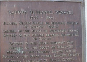 Nathaniel Venable 1733-1804