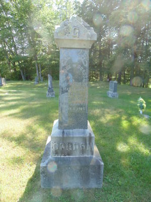 George and Lydia Gordon cemetery stone