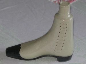 Pottery Boot made by Hugh Coulter
