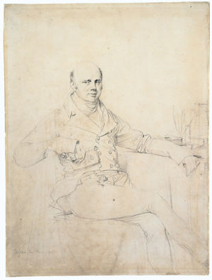 John Russell, Sixth Duke of Bedford. Graphite drawing,