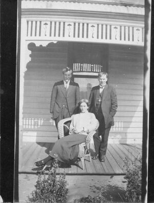 Roy, Nellie and Bill Chandler