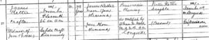 1911 Death of James RETTIE in Longside
